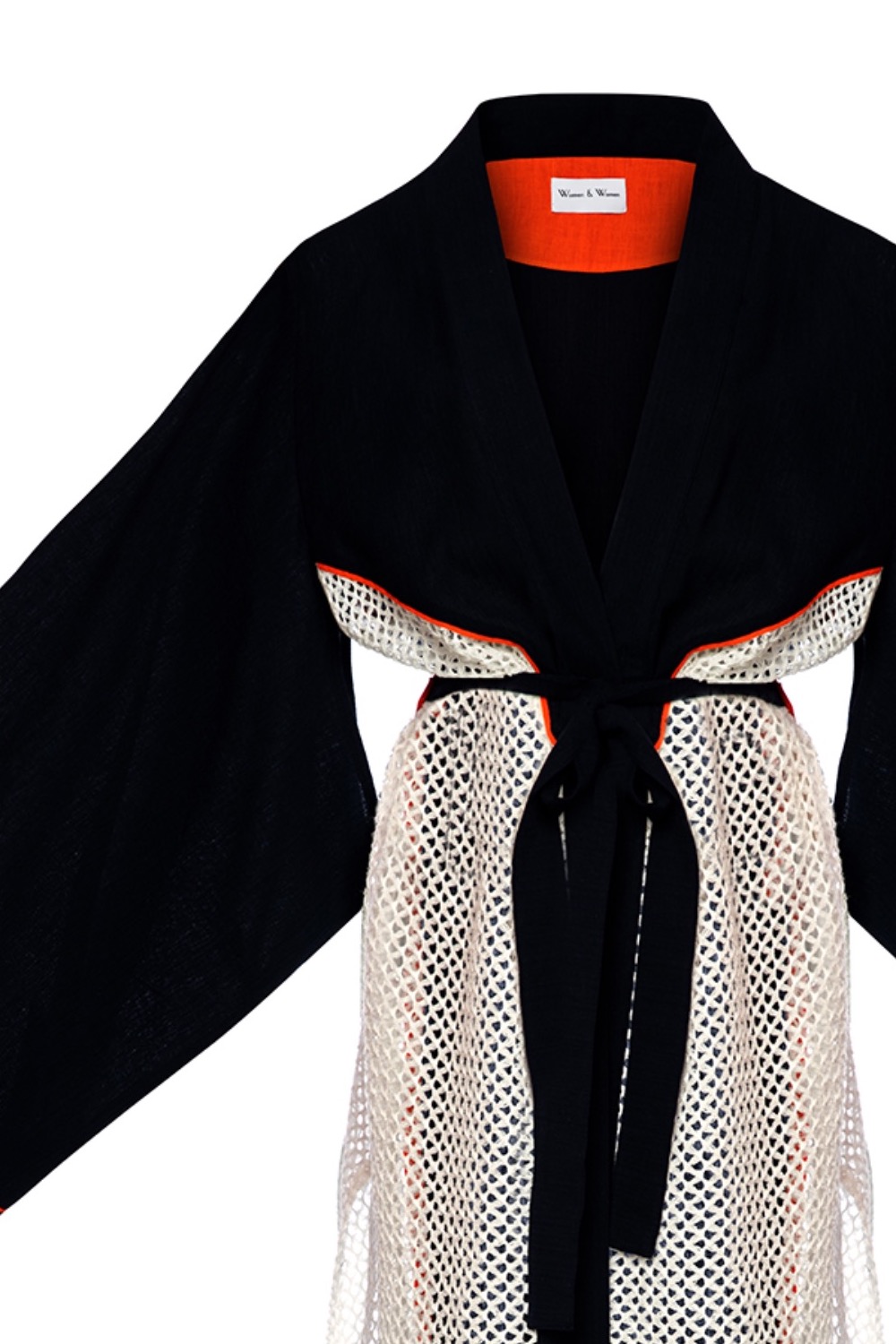 Keops Transparent Organic Linen Kimono