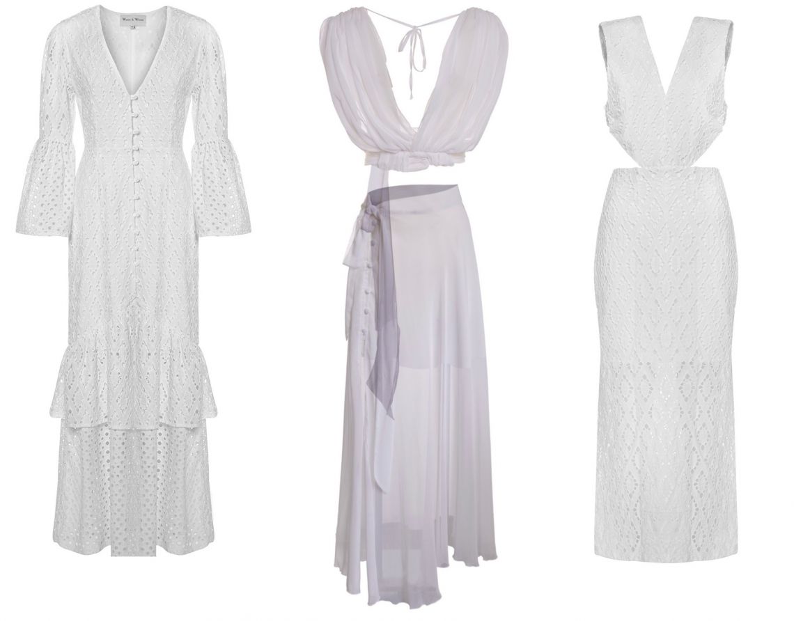 women-women-white-dresses